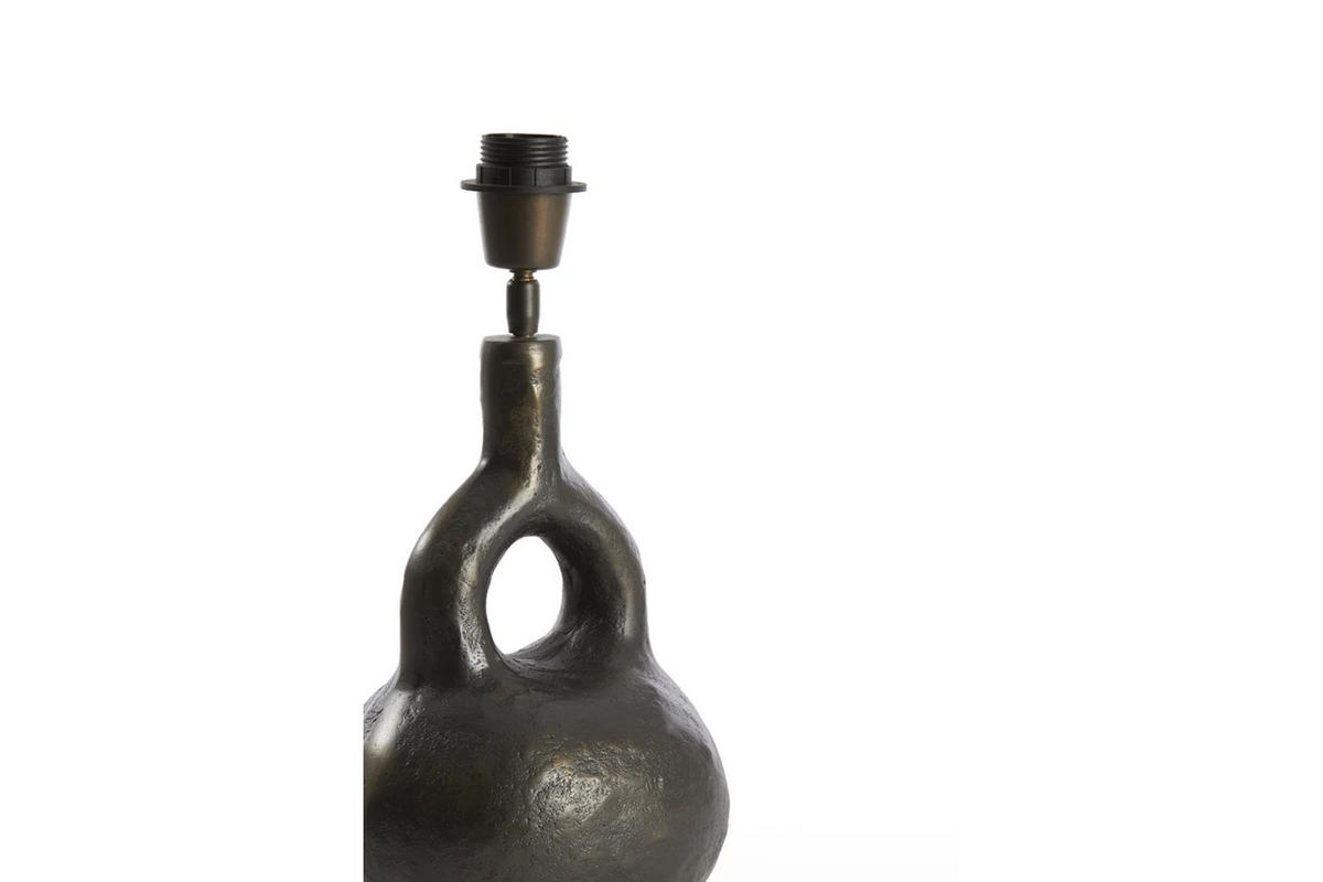 TISCHLEUCHTE IMOLA 19x17x30 cm, Metall, Anthrazit - Anthrazit, Metall (19/17/30cm) - Light & Living