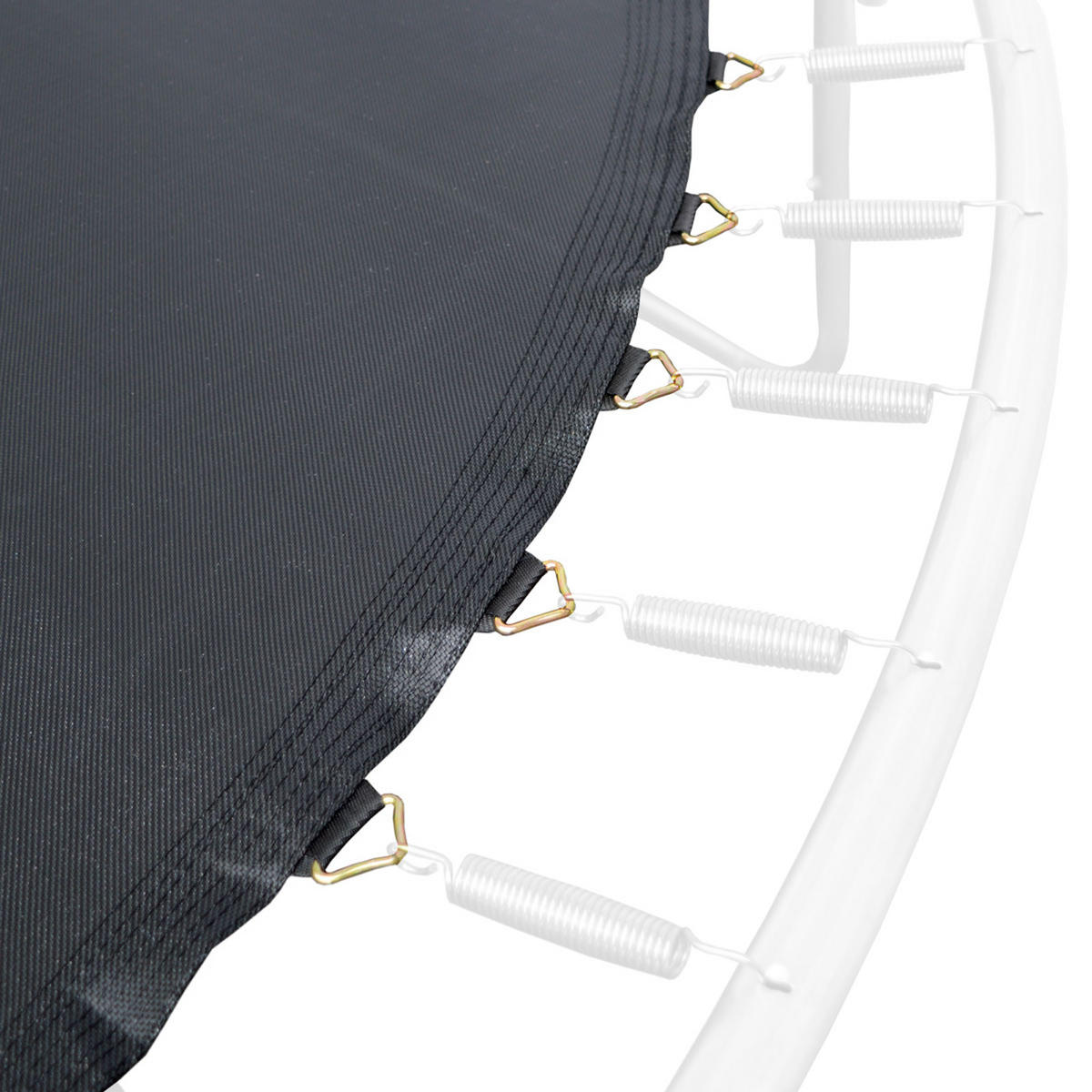 SPRUNGTUCH Trampolin 366 cm - Schwarz, Kunststoff (366/366cm) - JAWINIO