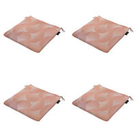 SITZKISSEN Napels - Rosa - 40/40/4,5 cm - 4er-Set - Pink, Textil (40/4/40cm) - Madison