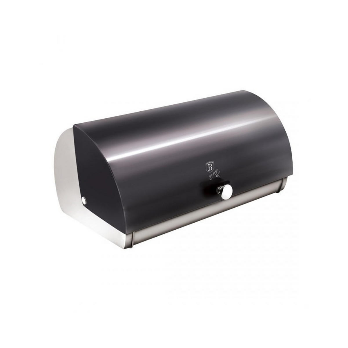 BROTKASTEN Graphit 38/28/18.5 cm BH6732 - Graphitfarben, Metall (28/18.5/38cm) - Berlinger Haus