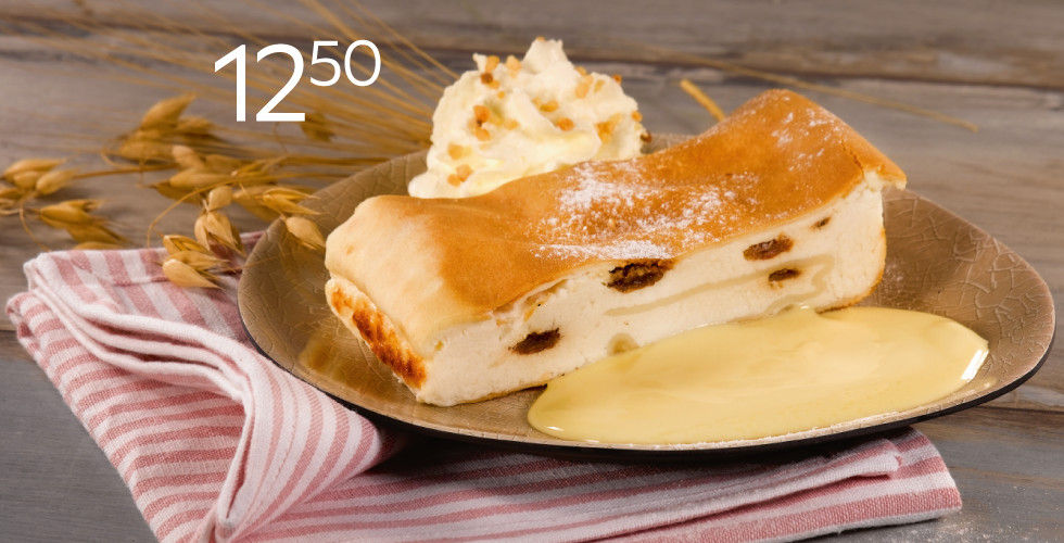 Oma ́s Topfen strudel