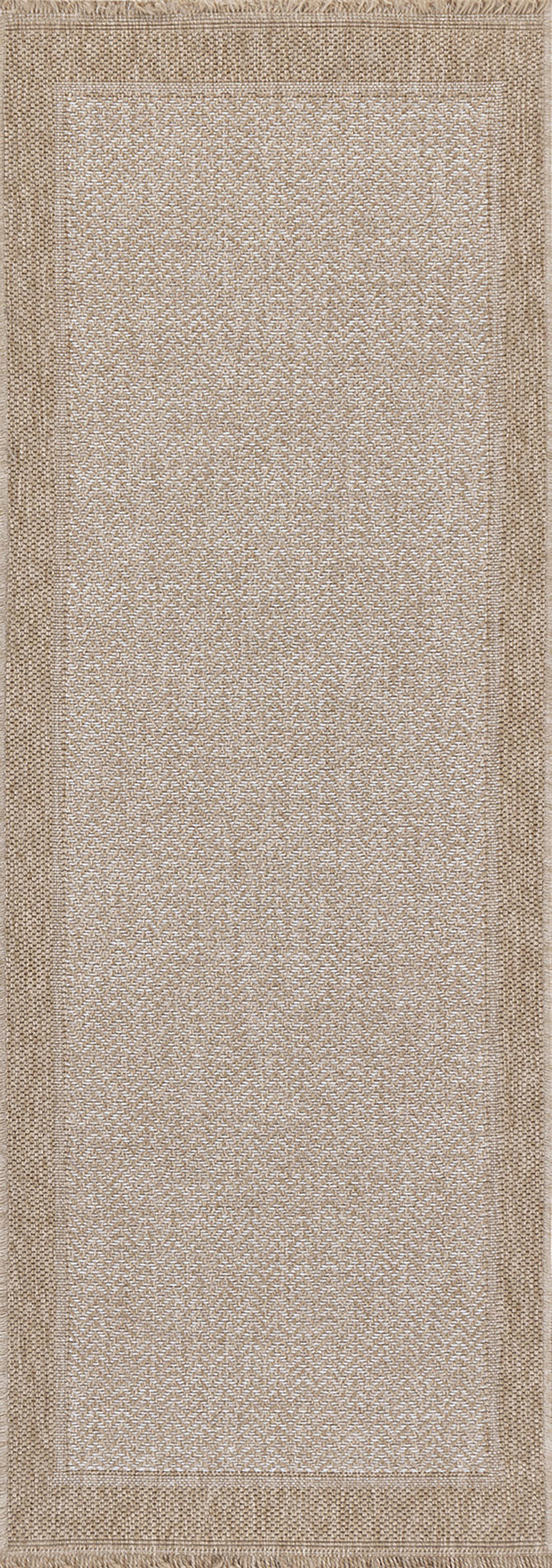 OUTDOORTEPPICH Jute-Optik 80/220 cm Beige - Braun, Kunststoff/Textil (80/220cm) - LIVABLISS