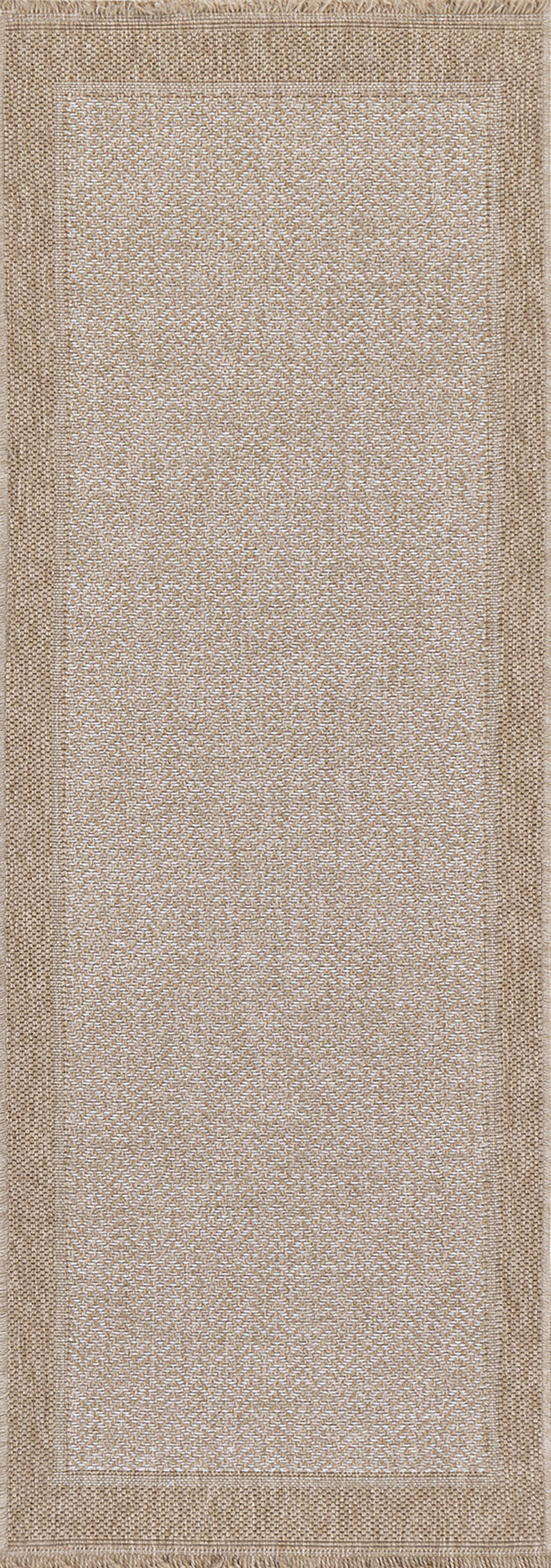 OUTDOORTEPPICH Jute-Optik 80/220 cm Beige - Braun, Kunststoff/Textil (80/220cm) - LIVABLISS
