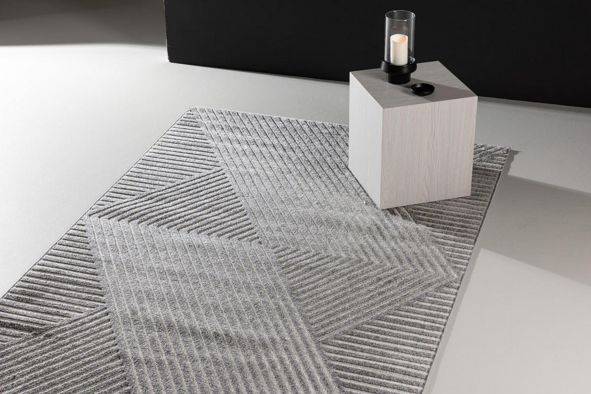 WOHNZIMMERTEPPICH ARON Grau 240x340x2 cm - Grau, Textil (240/340cm) - FURNLUX