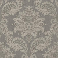 VLIESTAPETE Archiv Damast - Taupe, Papier/Kunststoff (52/1000cm) - Boutique
