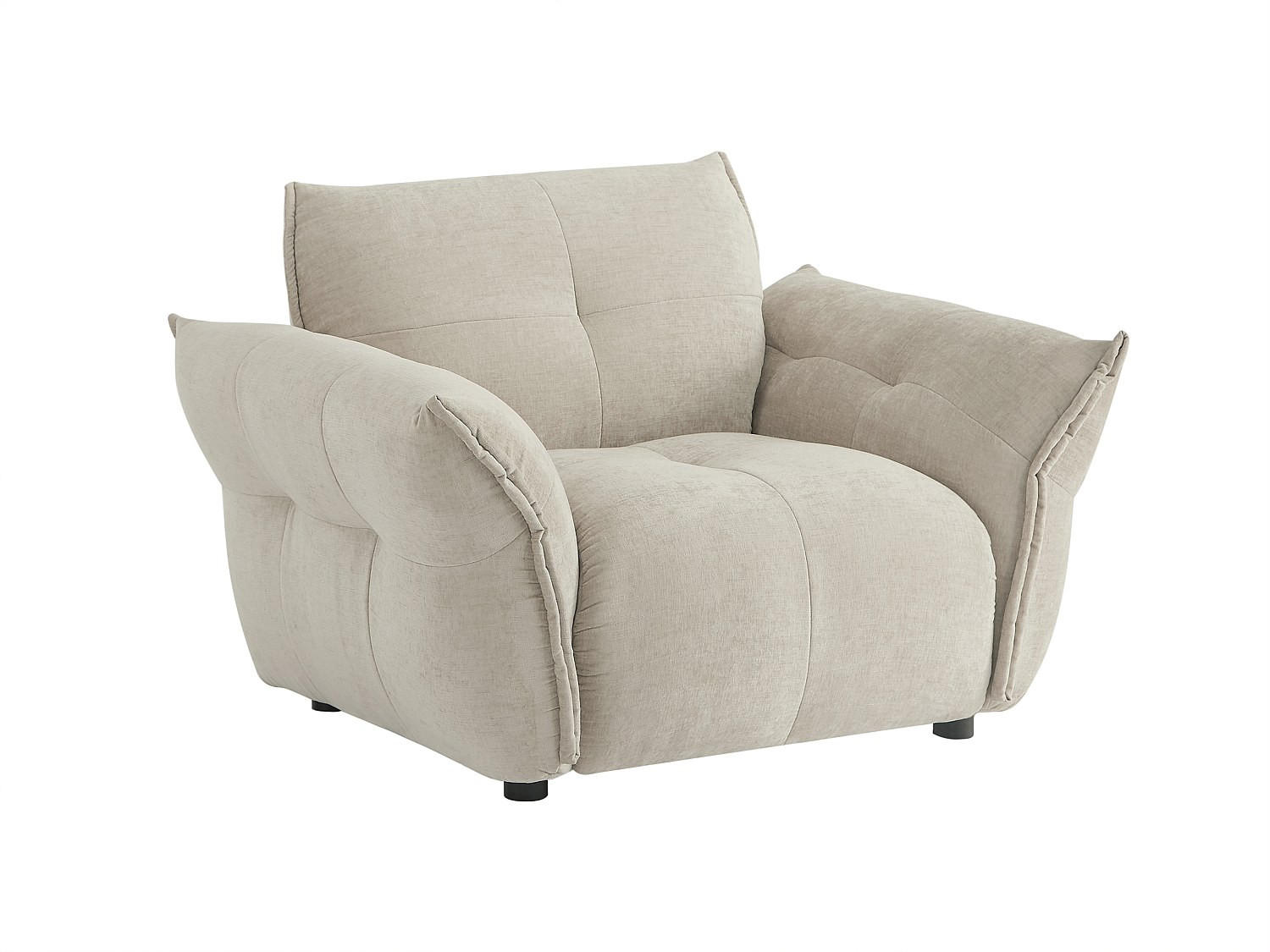 Vente-Unique Sessel Beige 120x79x89 cm