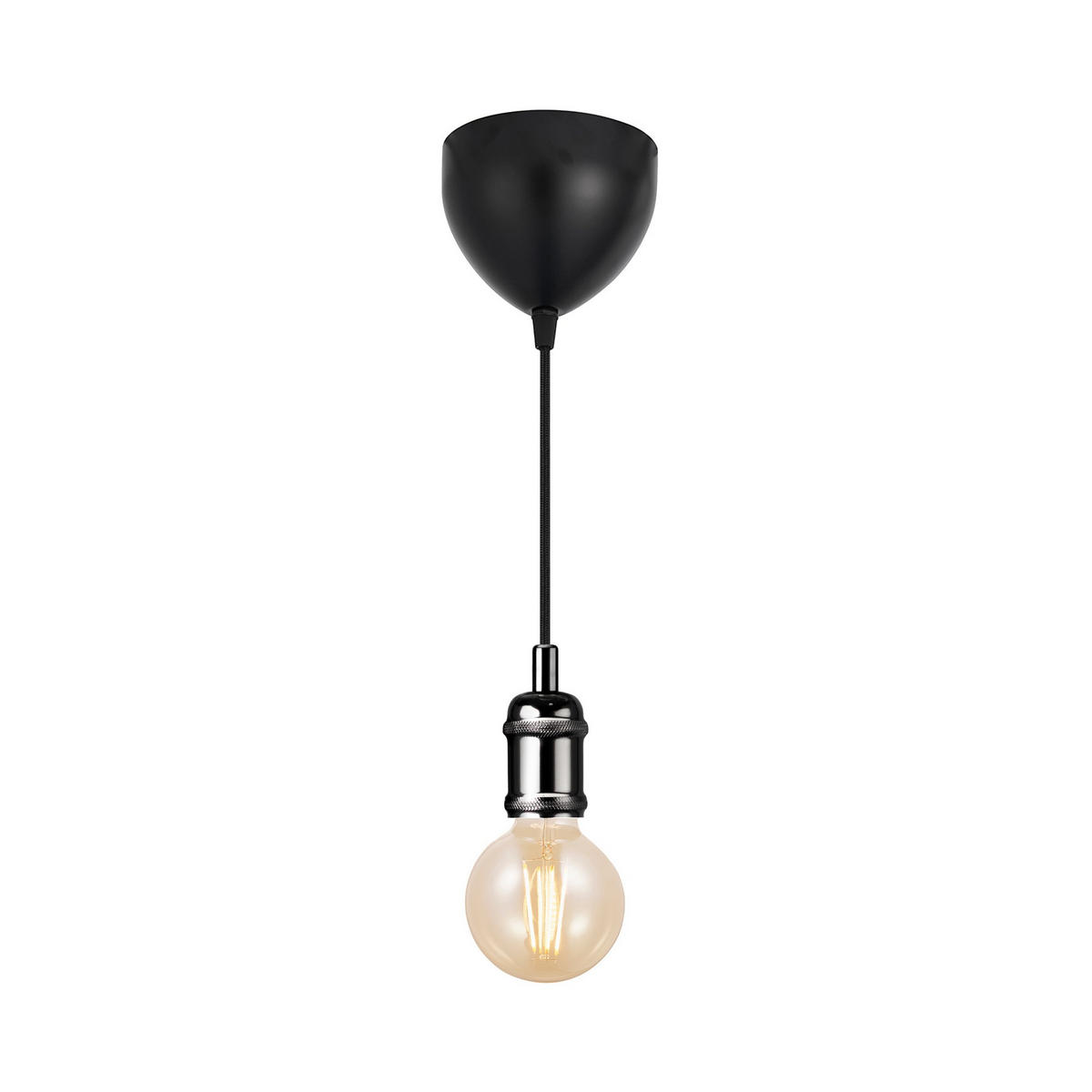 HÄNGELEUCHTE Avra - Schwarz - 5/10.5 cm - Schwarz, Metall (5/5/10.5cm) - Nordlux