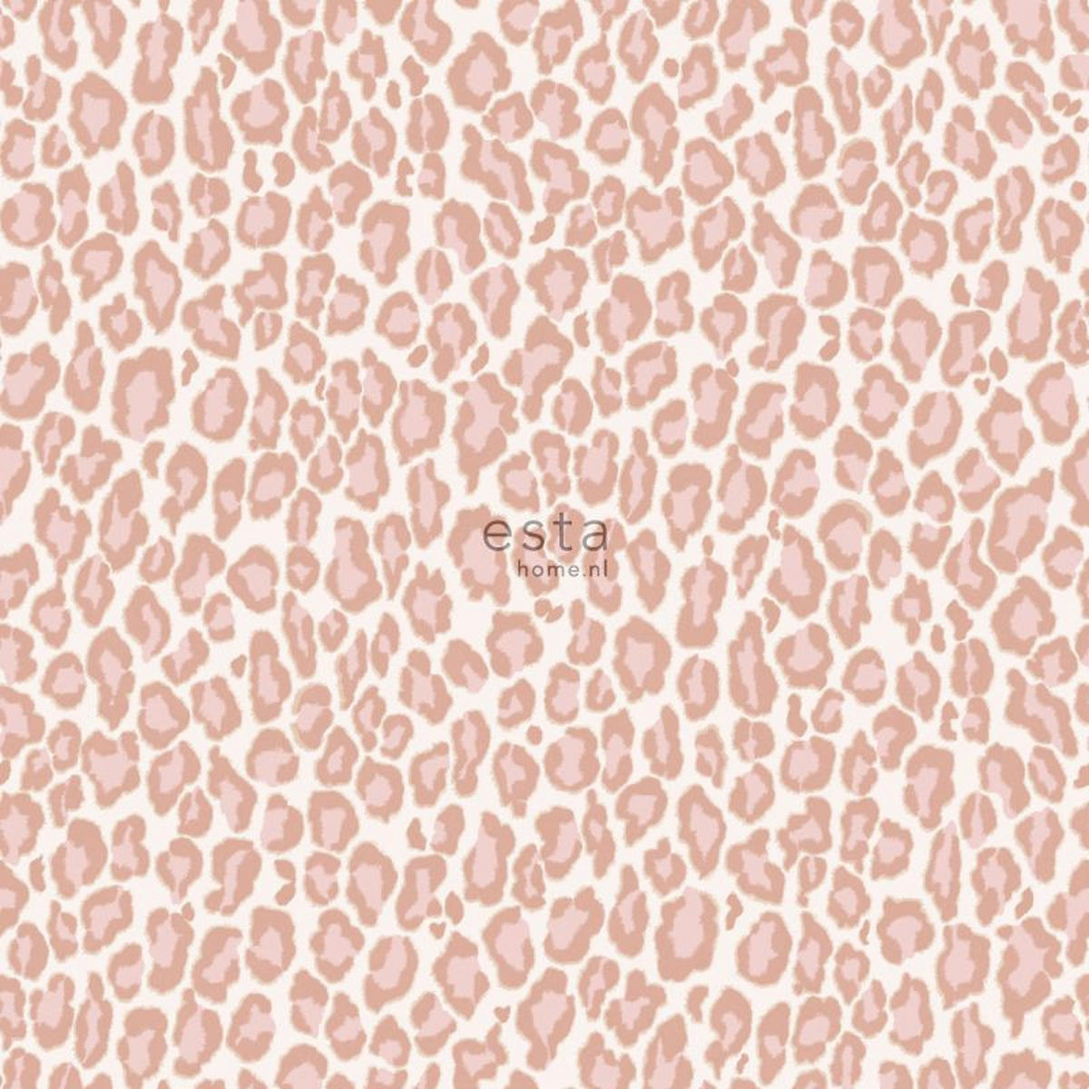TAPETE Leopardenmuster 53 cm x 10.05 m - Pink, Papier (53/0.1cm) - ESTAhome
