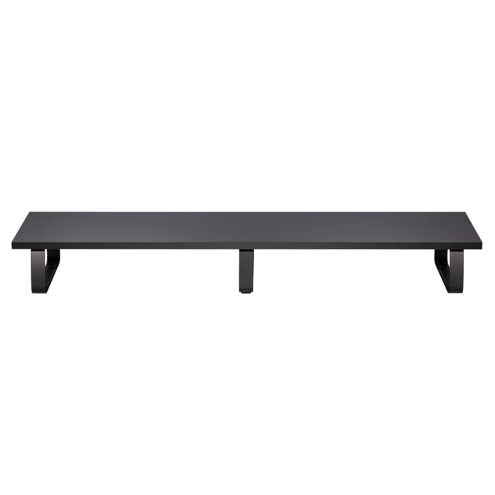 MONITORSTÄNDER MILFORD - Schwarz, Holzwerkstoff/Metall (26/100/12cm) - CARO-Möbel