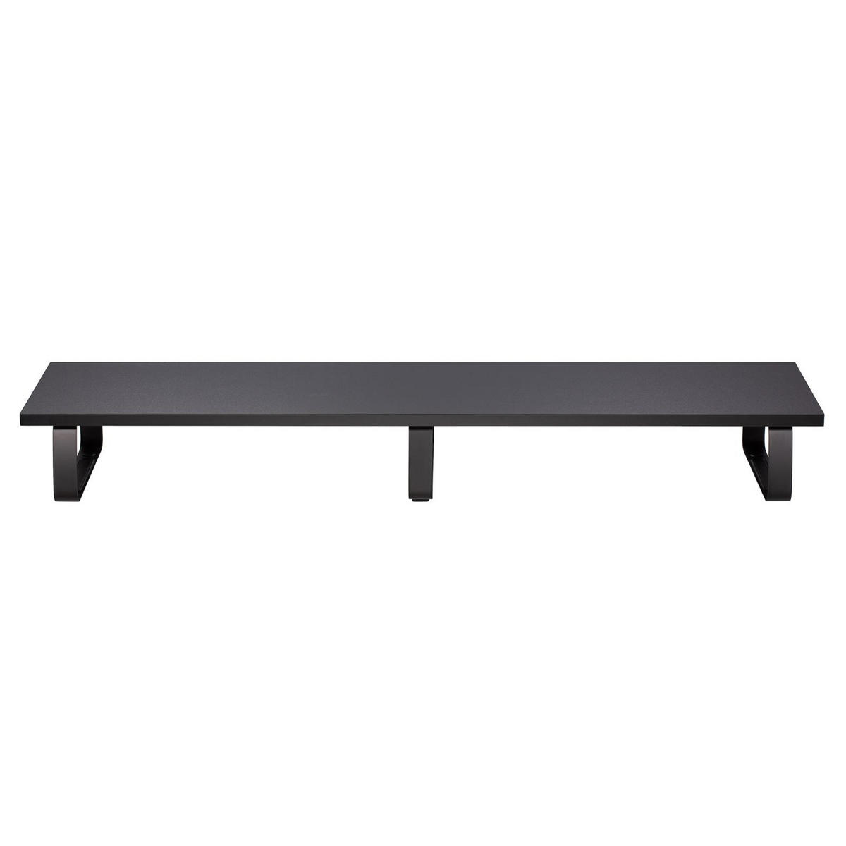 MONITORSTÄNDER MILFORD - Schwarz, Holzwerkstoff/Metall (26/100/12cm) - CARO-Möbel