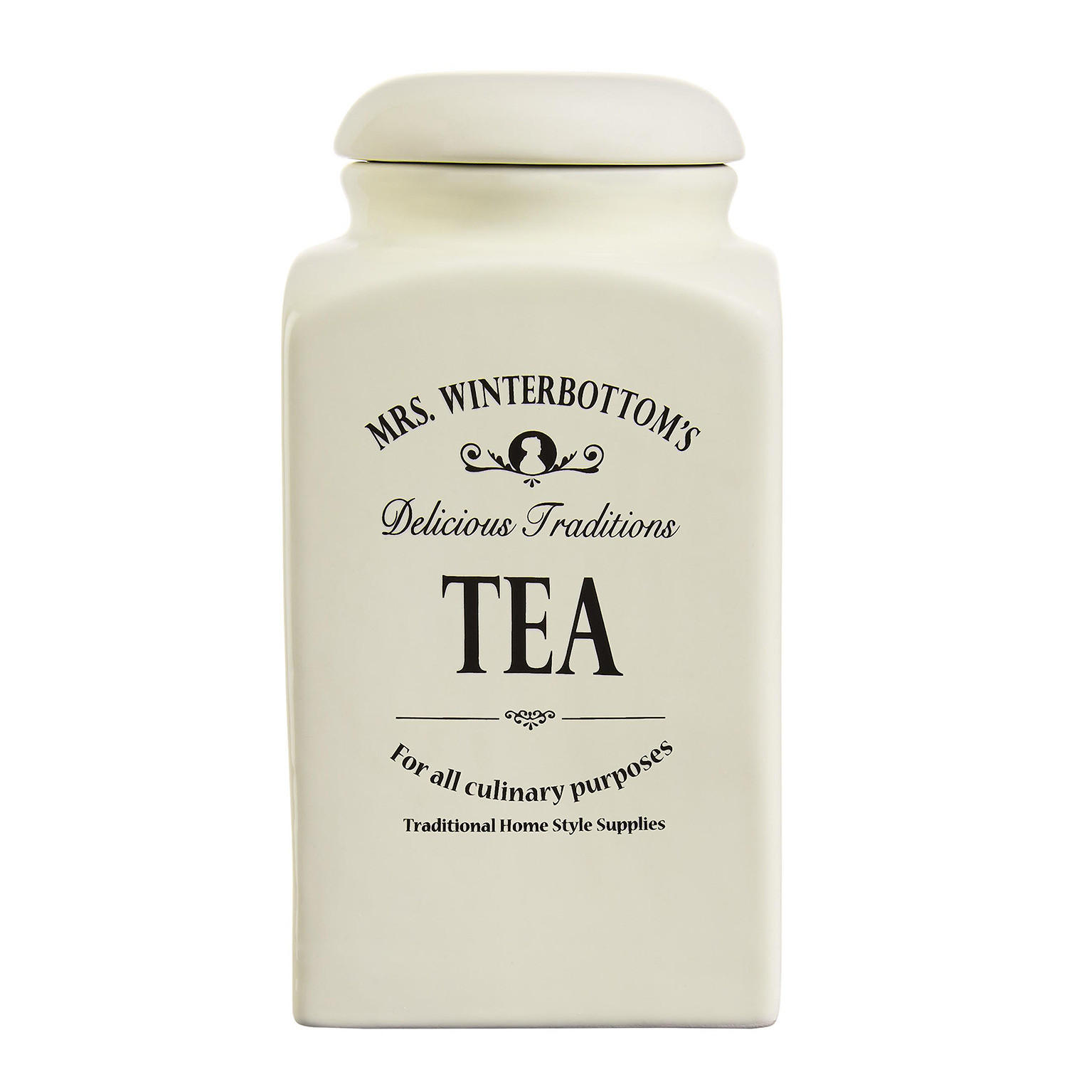 SALZDOSE (2er Set) Mrs. Winterbottom's - Beige, Keramik (11/21/11cm) - Butlers