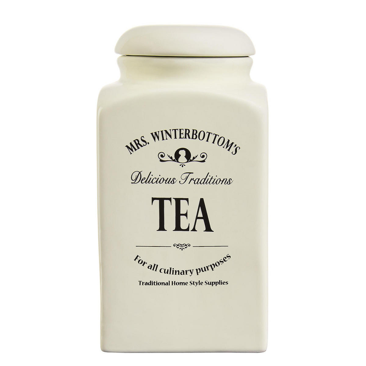 SALZDOSE (2er Set) Mrs. Winterbottom's - Beige, Keramik (11/21/11cm) - Butlers