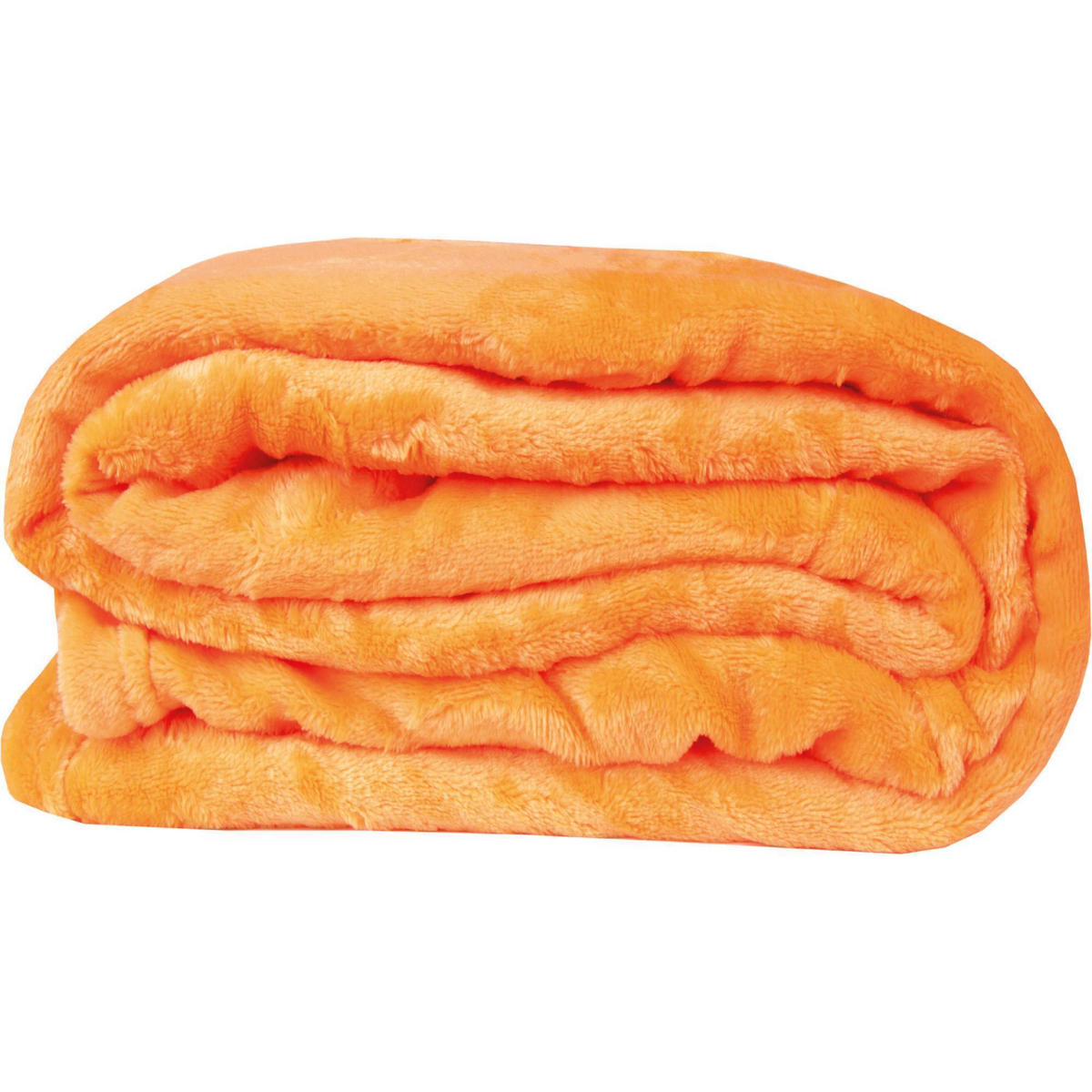 KUSCHELDECKE "Celina" 2er-Pack Orange 150x200 cm - Orange, Textil (150/200cm)