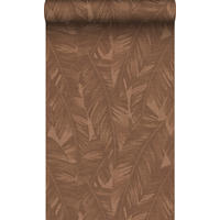 TAPETE Bananenblätter 50 x 900 cm - Braun, Papier (50/900cm) - Origin Wallcoverings