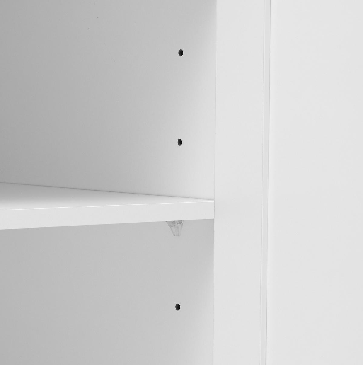 SIDEBOARD 120/80/37 cm Weiß aus MDF im Landhausstil - Weiß, Holzwerkstoff (37/80/120cm) - OKMYHOME