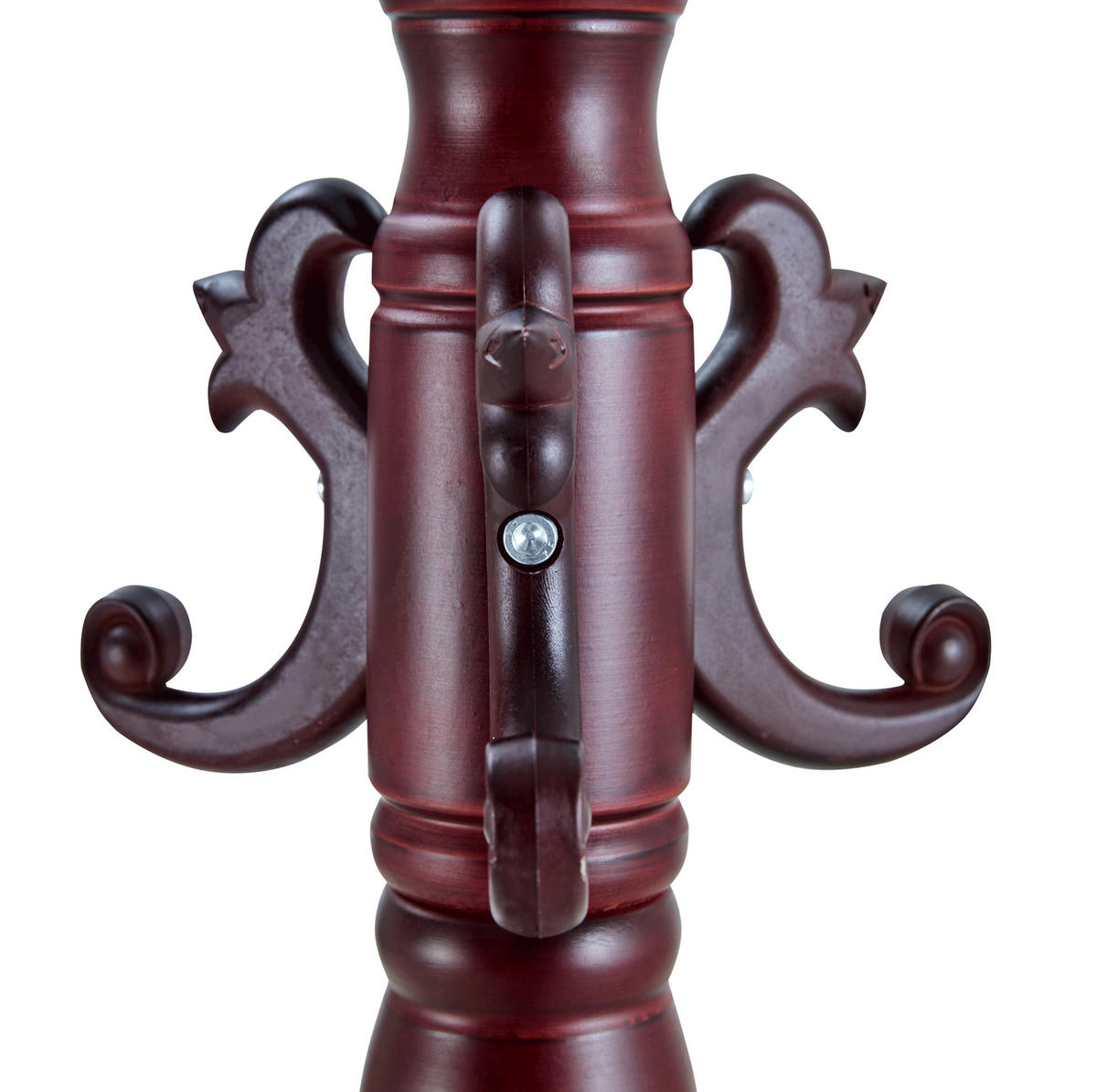 KLEIDERSTÄNDER mehrstöckig ca. 195 cm Massivholz Walnut - Braun, Metall (45/195/45cm) - Beauniv