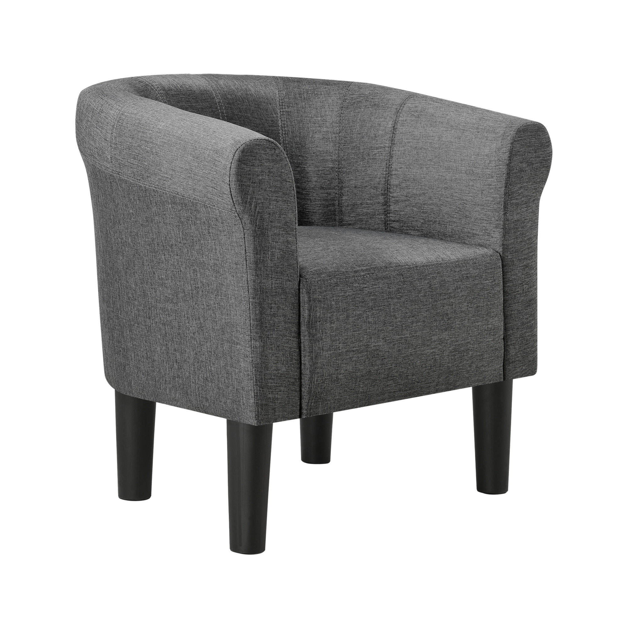 SESSEL Jelgava Textil Grau - Grau, Textil (70/70/58cm) - [en.casa]