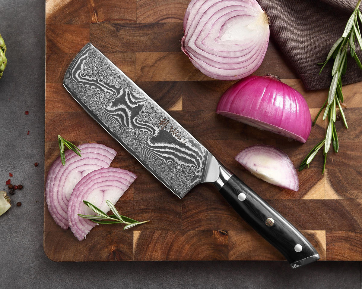 NAKIRIMESSER 17 cm - Schwarz, Metall (30cm) - Wakoli