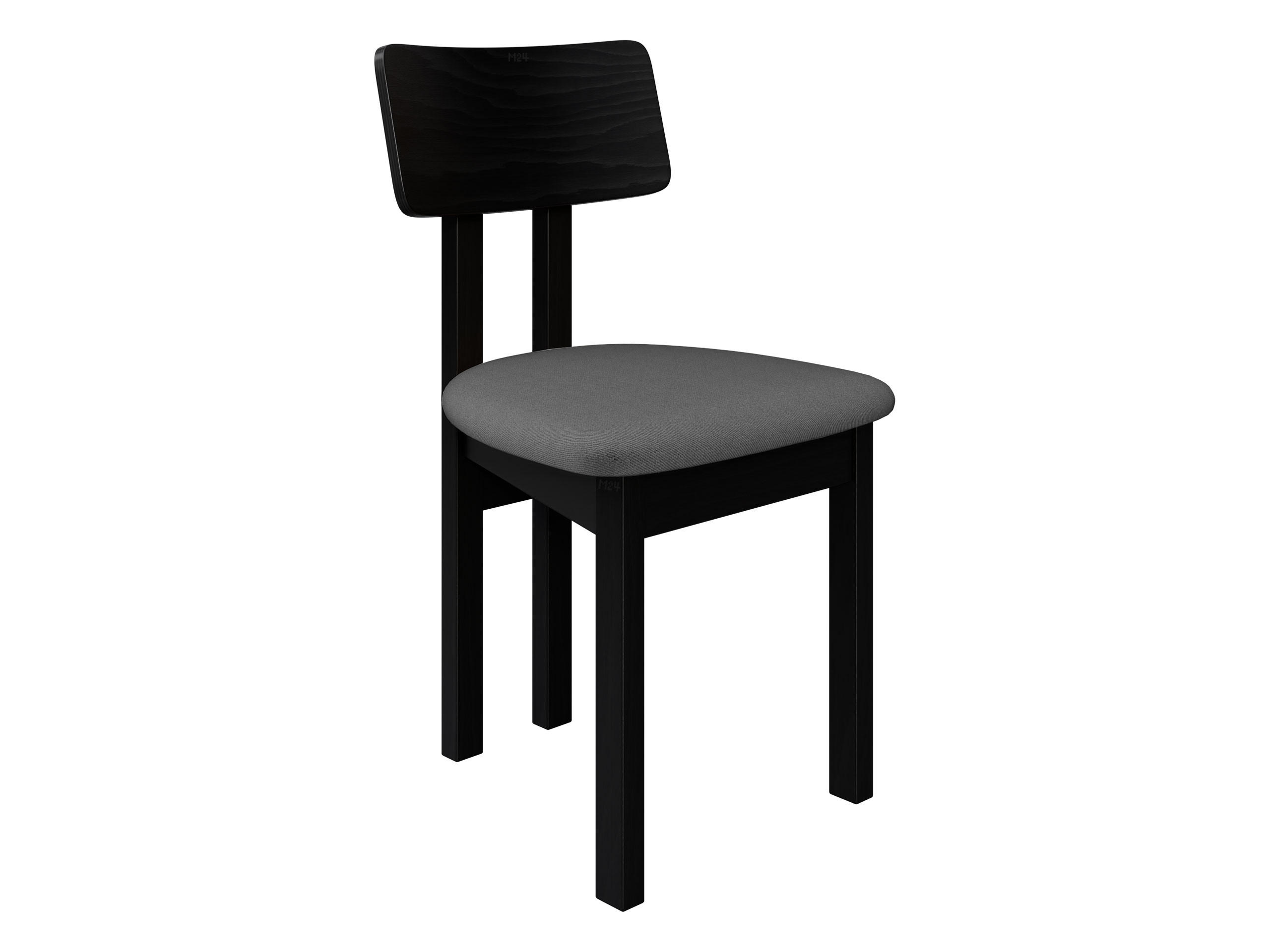 ESSZIMMERSTUHL Divo II - Schwarz/Grau, Holz/Textil (47/85/48cm) - MIRJAN24