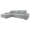 ECKSOFA Bangkok Mini Premium - Chromfarben/Silberfarben, Holz/Textil (274/182cm) - MIRJAN24