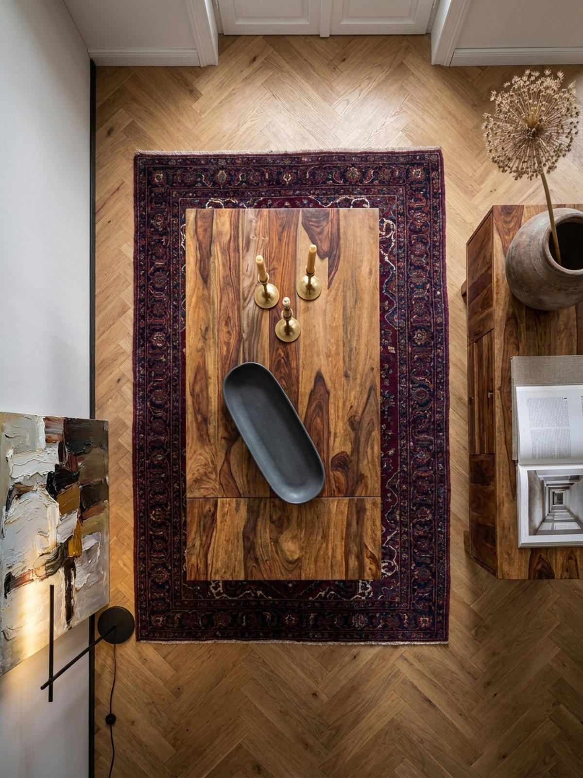 ESSZIMMERTISCH – Massivholz Braun 120–200 cm rechteckig verlängerbar - Braun, Holz (80/120/76cm) - KADIMA DESIGN