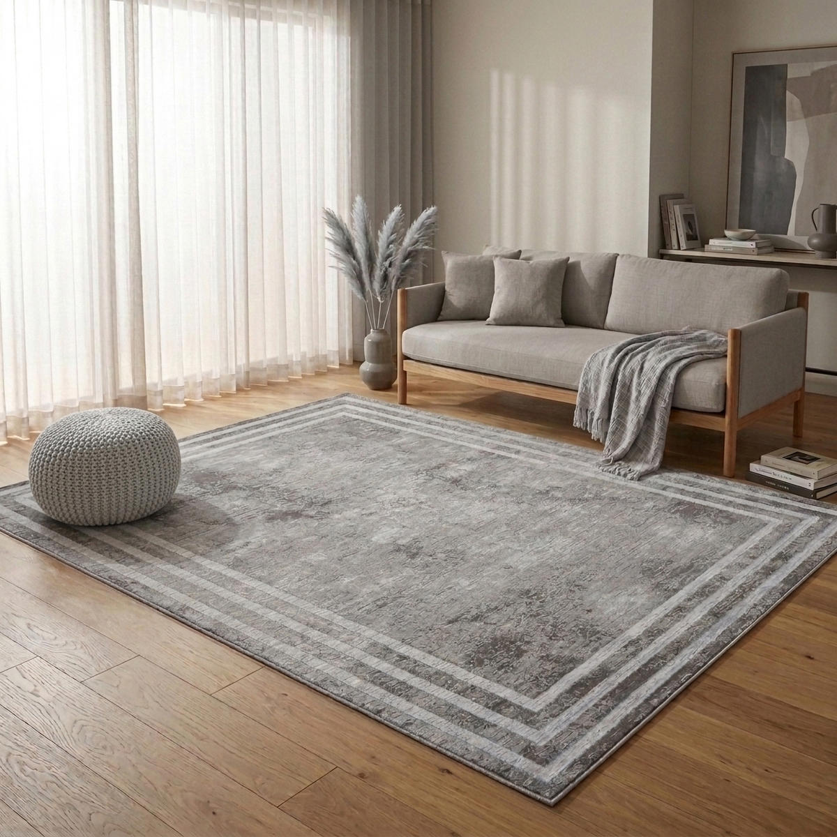 VINTAGE-TEPPICH ALEGRA 160/230 cm Grau - Grau, Naturmaterialien/Textil (160/230cm) - Consilio Concept