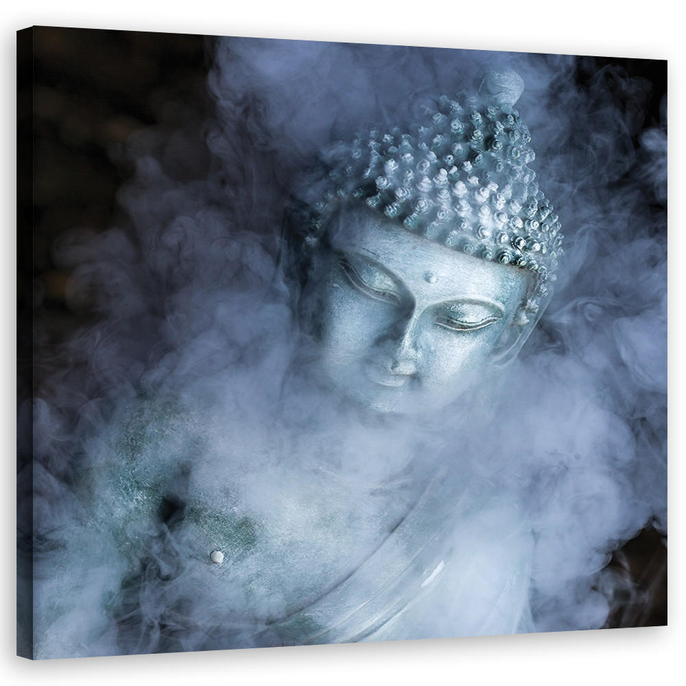 BILD, Religiös - Grau 30x30cm - Grau, Textil (30/30cm) - Feeby