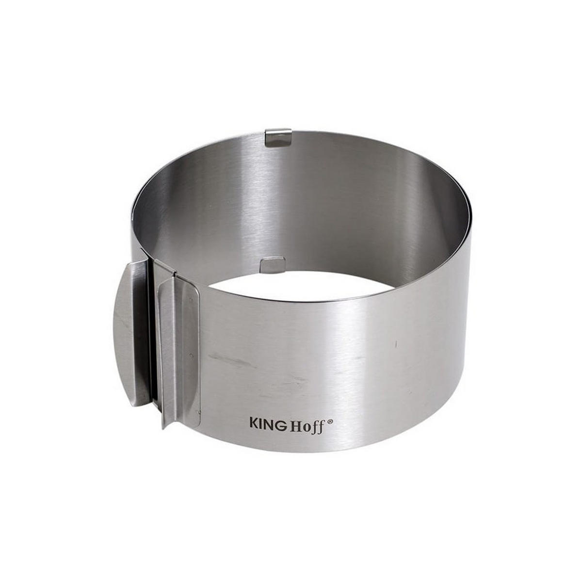 TORTENRING Silber 16/16/8.5 cm KH4614 - Silberfarben, Metall (16/8.5/16cm) - Kinghoff 