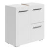 WASCHBECKENUNTERSCHRANK Mars Weiß - 60 x 30 x 60 cm - Weiß, Holz (60/60/30cm) - Badplaats