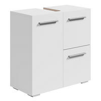 WASCHBECKENUNTERSCHRANK Mars Weiß - 60 x 30 x 60 cm - Weiß, Holz (60/60/30cm) - Badplaats