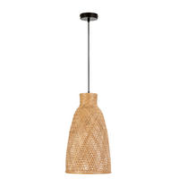 HÄNGELEUCHTE﻿ 31/31/120 Nomi - Beige, Naturmaterialien (31/31/120cm) - VS Venta-stock