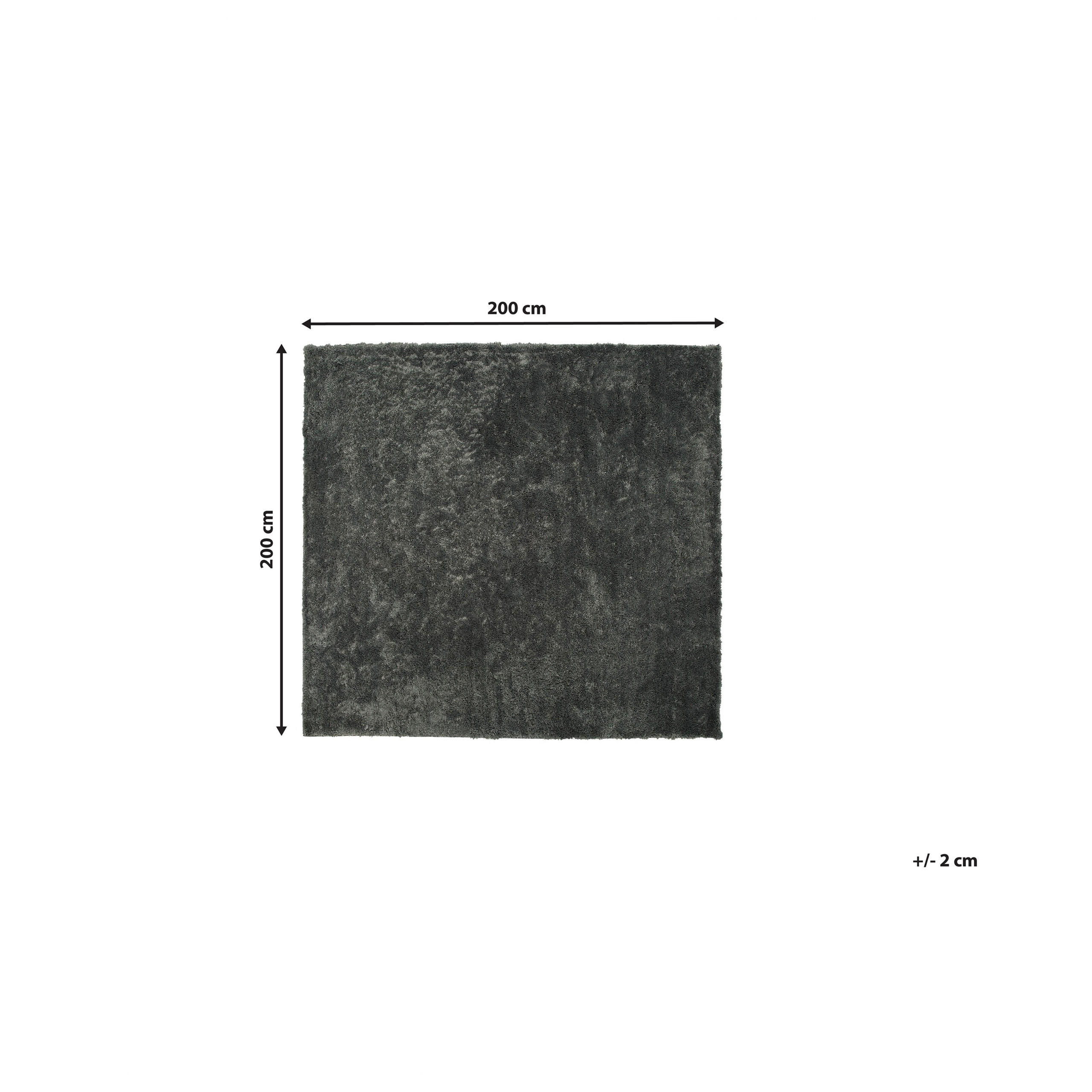 Thumbnail - Beliani Shaggy-Teppich, Grau, Kunststoff, Quadratisch, 200x200 cm, Teppiche & Böden, Teppiche, Hochflorteppiche & Shaggy...