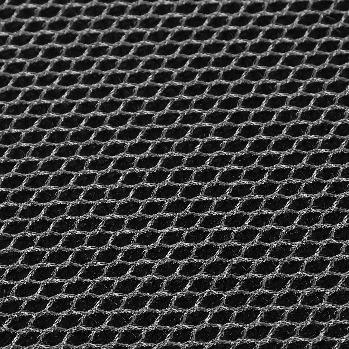 FUSSMATTE 60x40 cm schwarz - Schwarz, Kunststoff (60/40cm) - KADAX