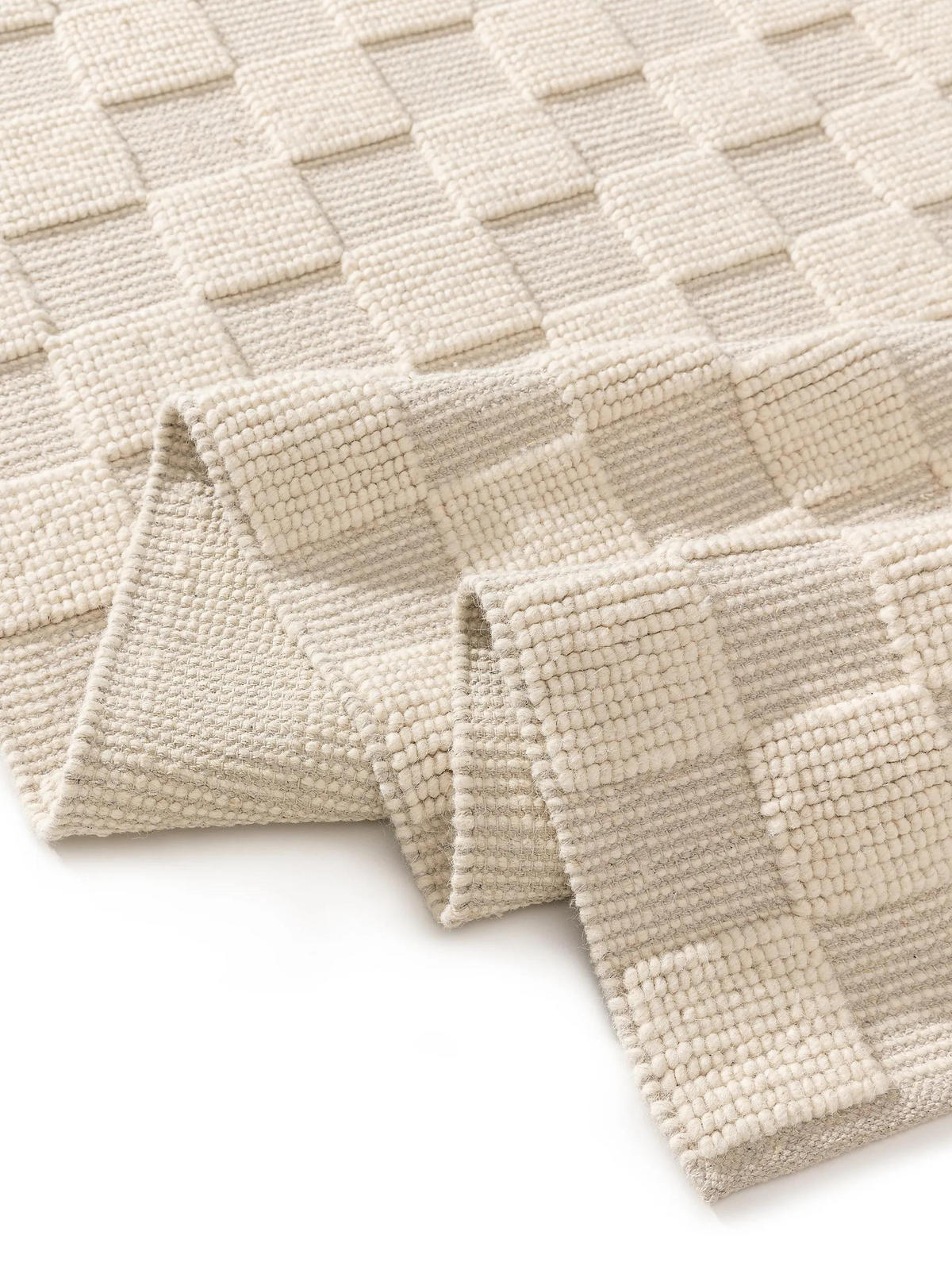 PREPROGA Jasper kremna 120x170 cm - krem, tekstil/naravni materiali (120/170cm) - benuta Pure