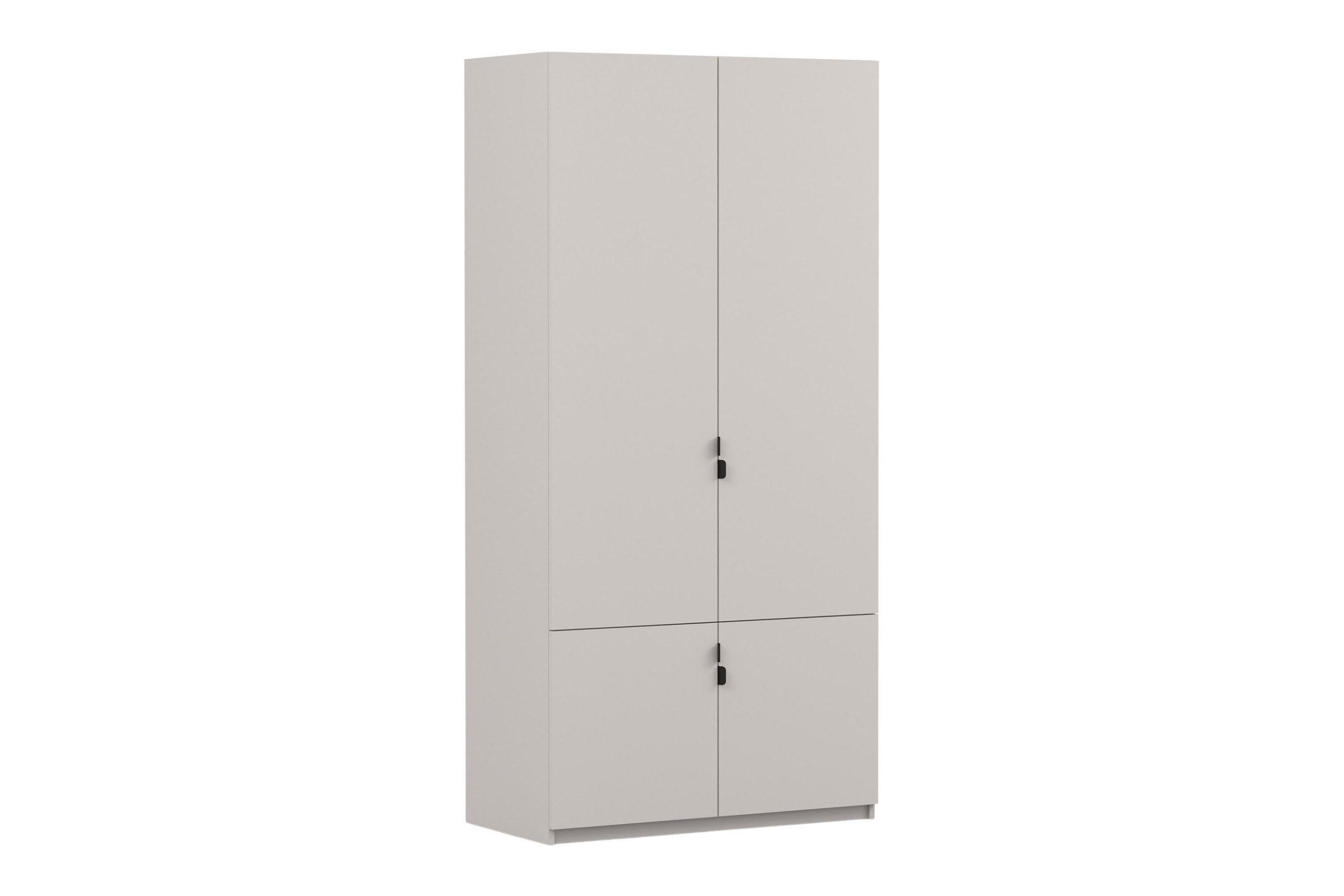 KINDERKLEIDERSCHRANK MANO 100/200/50 cm in Kaschmir - Kaschmir, Holzwerkstoff (100/200/50cm) - Deine Möbel 24