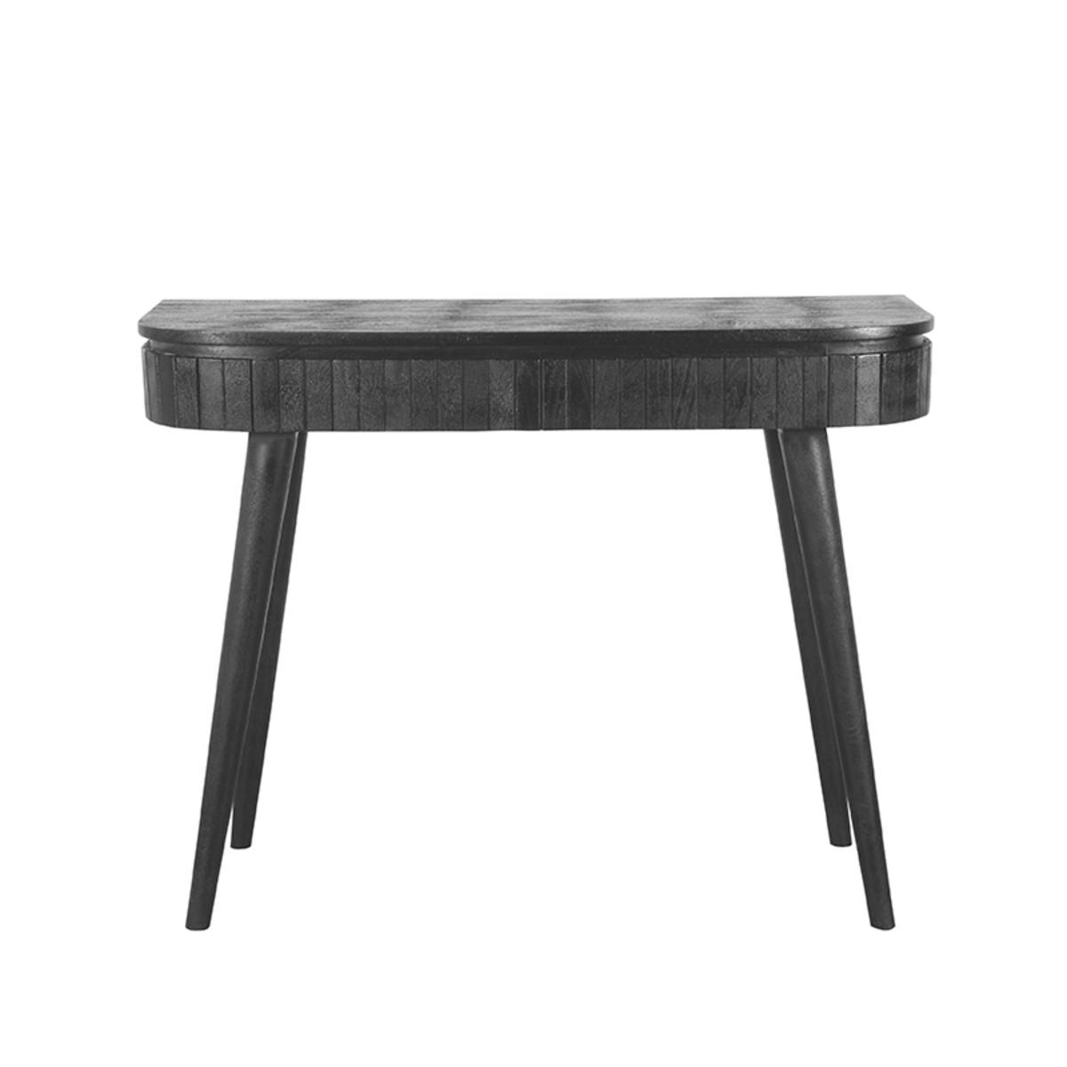 SCHREIBTISCH Nils Schwarz 38/100/77 cm - Schwarz, Holz (38/100/77cm) - LABEL51