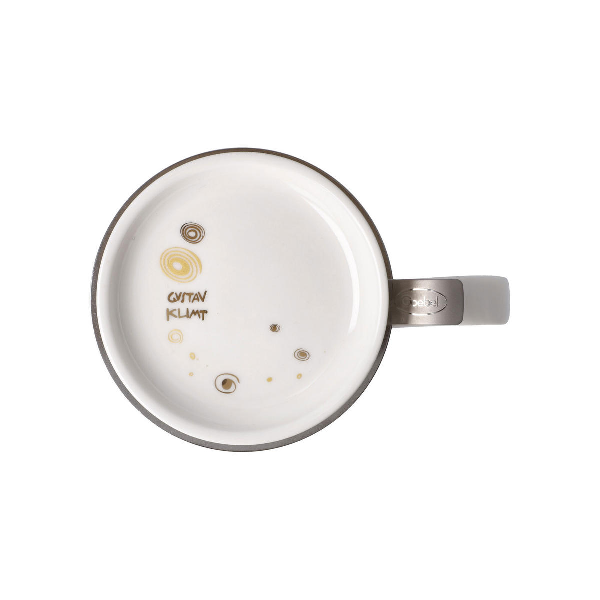 TEETASSE Gustav Klimt - Der Kuss, Fine Bone China, Bunt - Multicolor, Keramik (0.45L) - Goebel