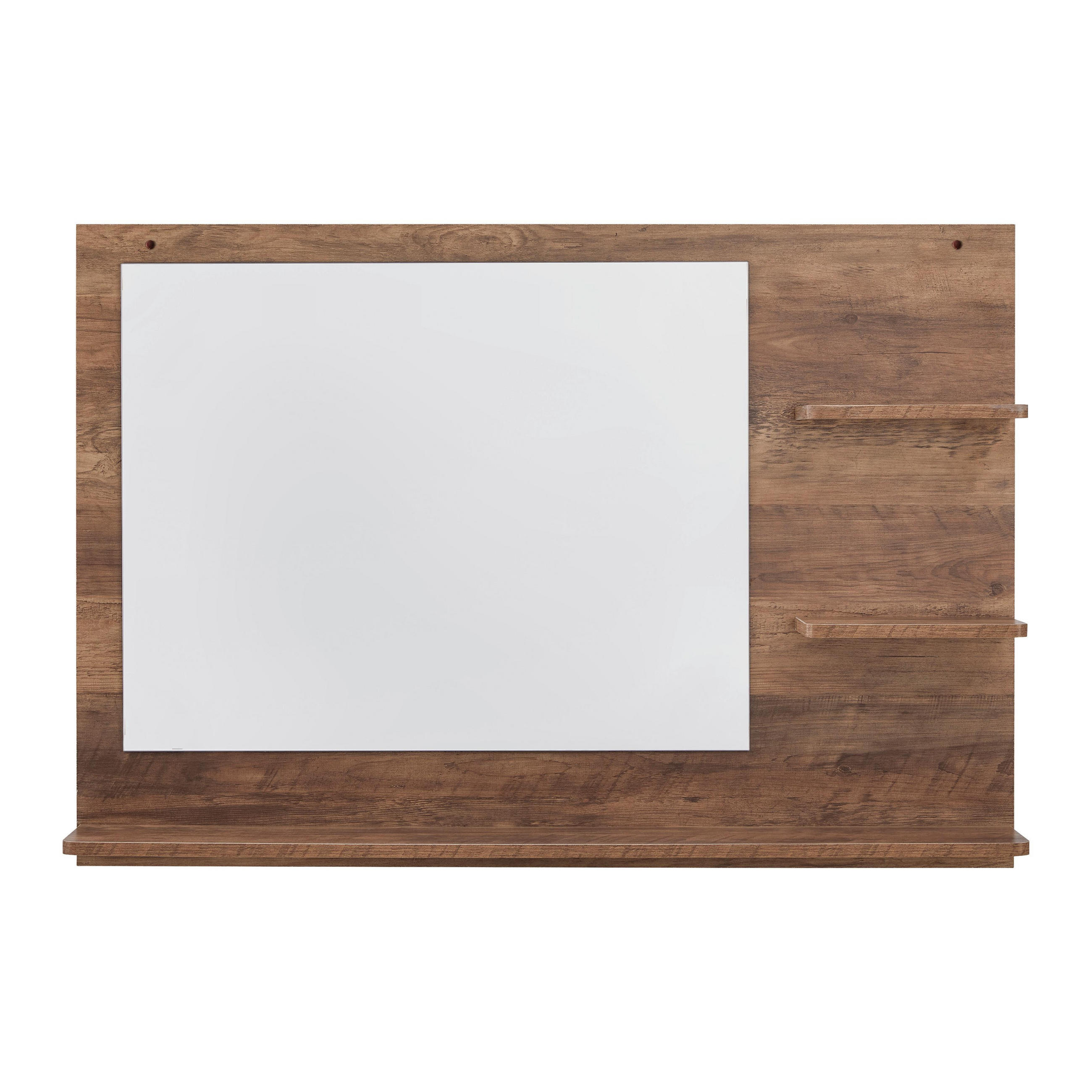 Bessagi Home Badezimmerspiegel Natur 110x75x15 cm