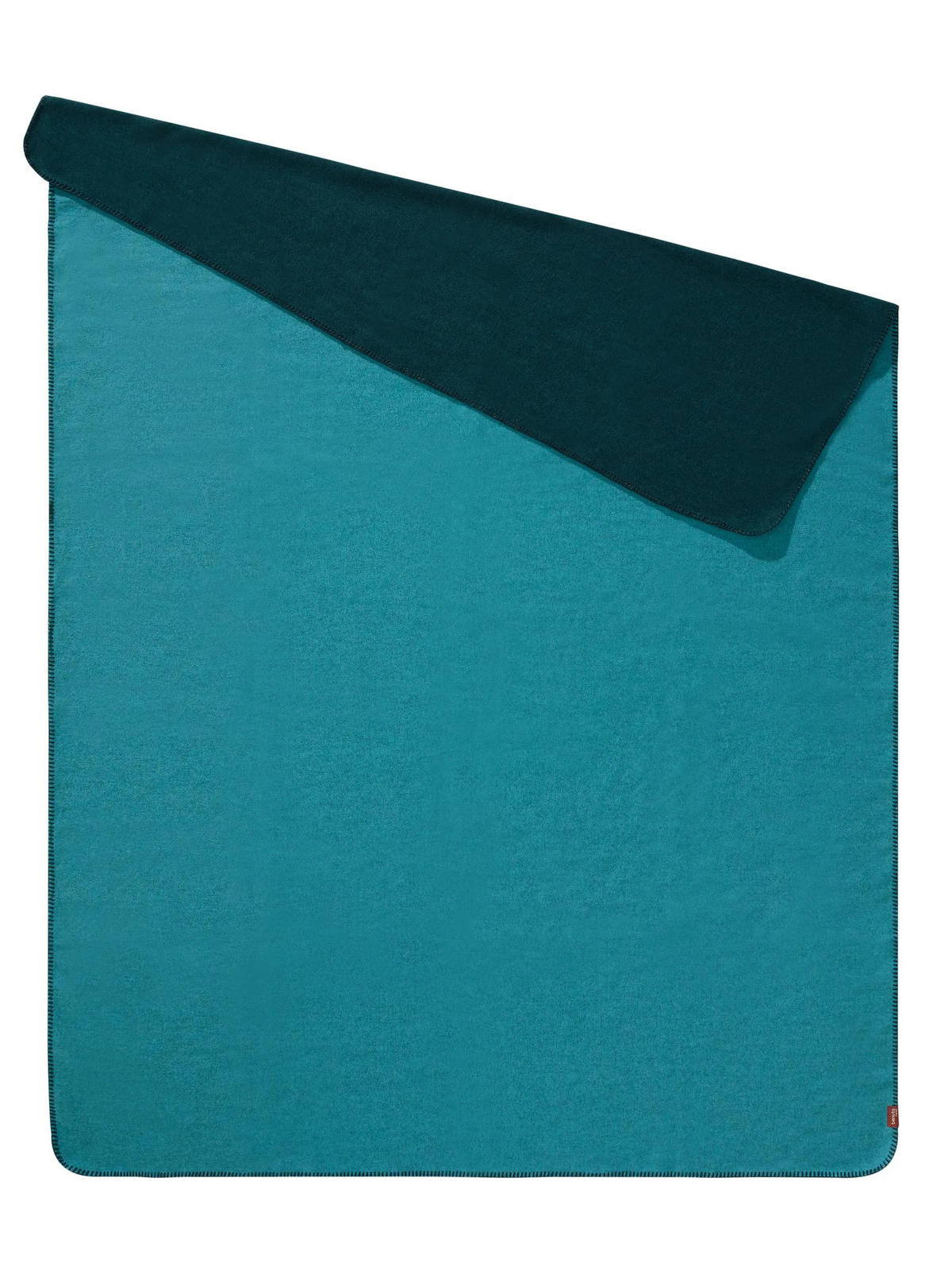 DECKE Mona Türkis 140/200 cm - Türkis, Textil (140/200cm) - benuta