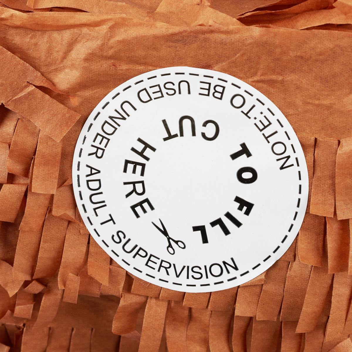 PINATA - Hellbraun, Papier/Wellpappe (44/35/15cm) - Relaxdays