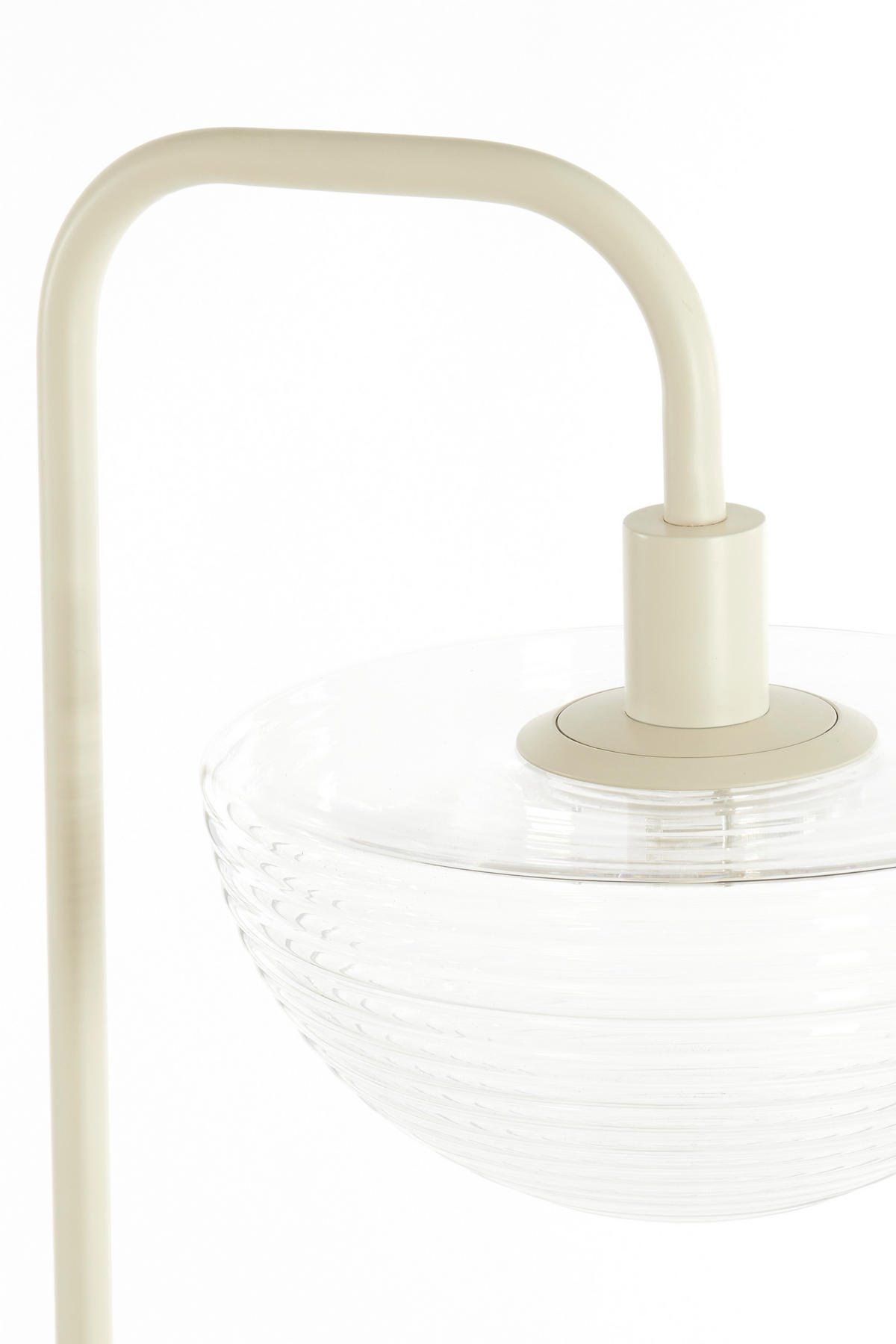 STEHLEUCHTE Baylie Weiß Ø43/165 cm - Weiß, Metall (43/30/165cm) - Light & Living