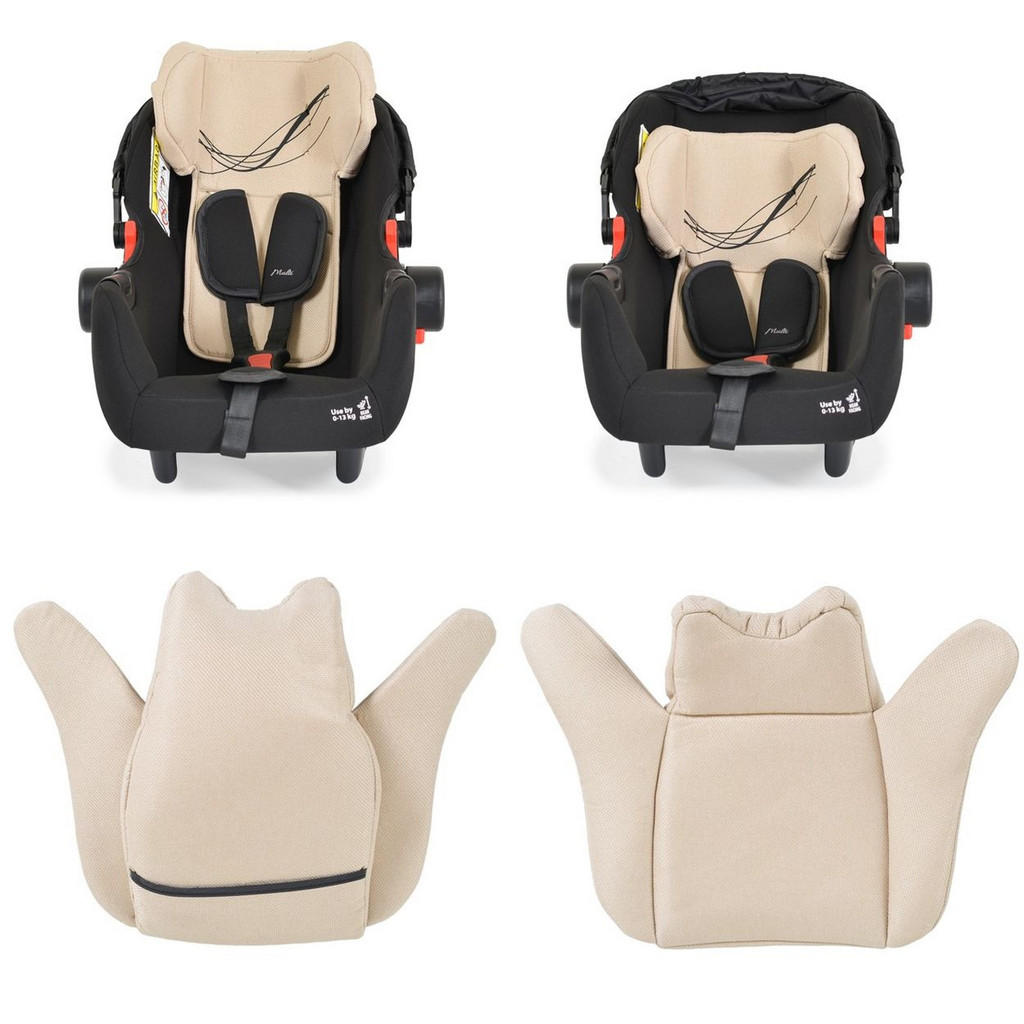 Thumbnail - Moni Babyschale, Beige, Kunststoff, 33x73x42 cm, kinder, unisex, Baby on Tour, Babyschalen, Babyschalen