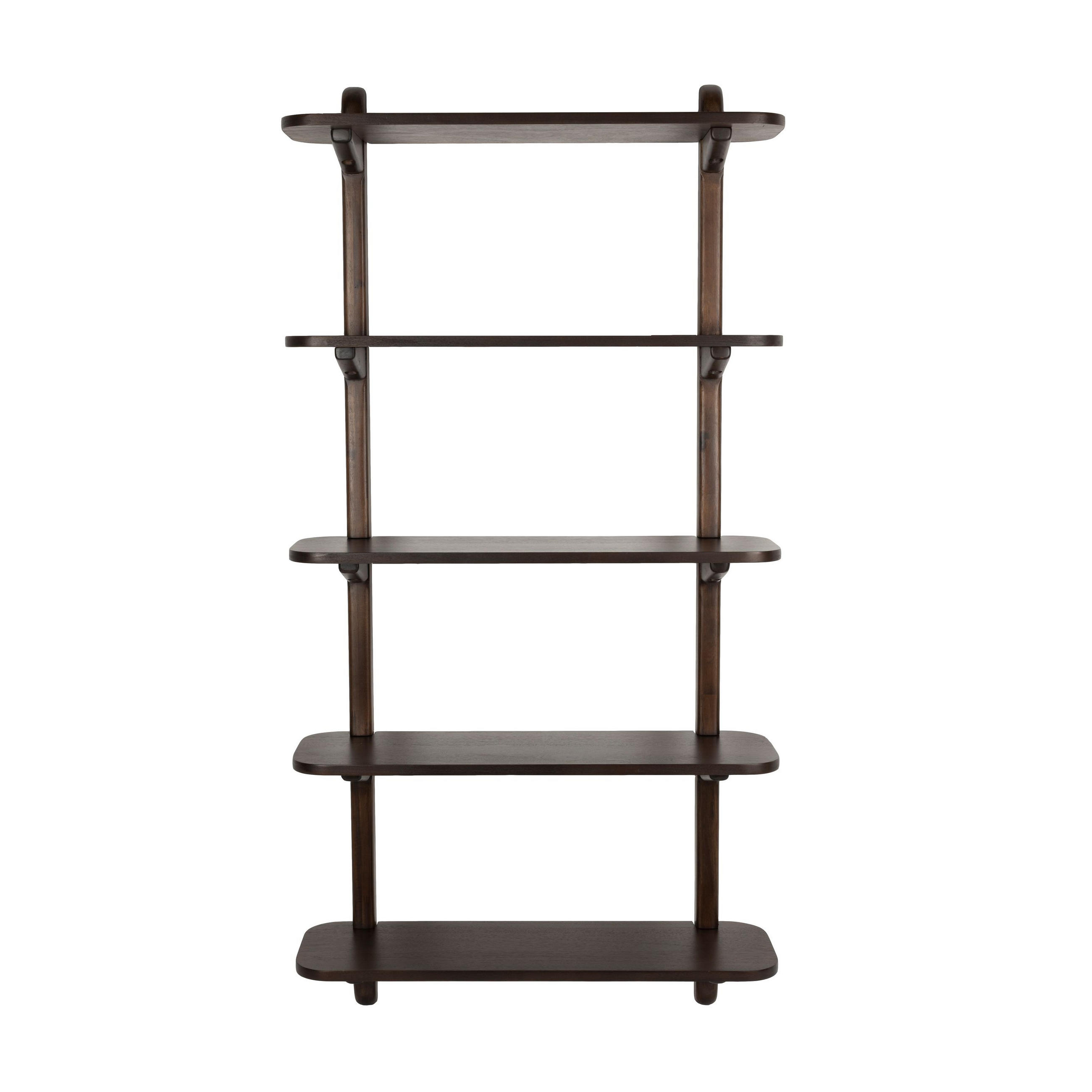 WANDREGAL Hogar Beige - Braun, Holz (80/160/25cm) - Zuiver