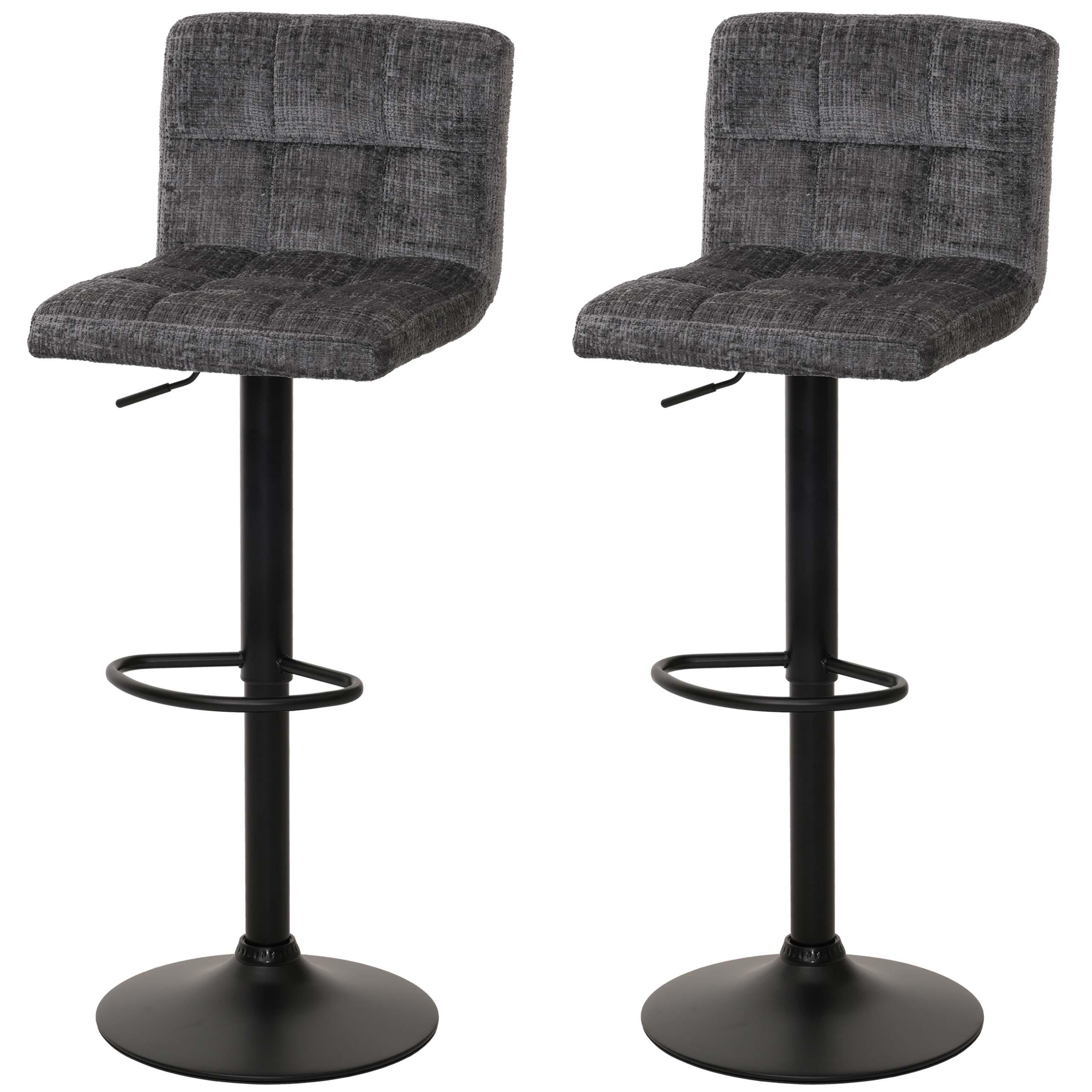 BARHOCKER Grau 2er-Set - Grau, Textil (38/107/41cm) - MCW