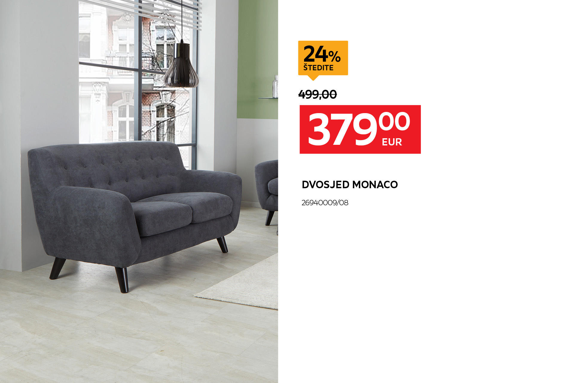 dvosjed Monaco 26940009/08 umjesto 499,00 € nova cijena 379,00 € štedite 24%