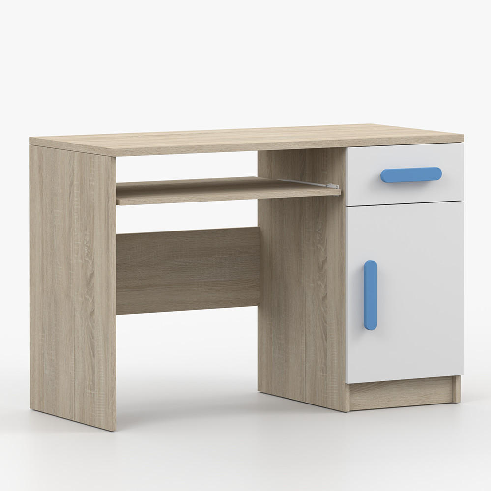 imoebel24 Kinderschreibtisch Sonoma Eiche 110x75x50 cm