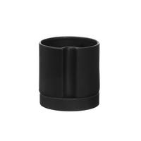 BLUMENTOPF mit Bewässerungssystem Ø 15 cm - Schwarz, Keramik (15/15.5cm)
