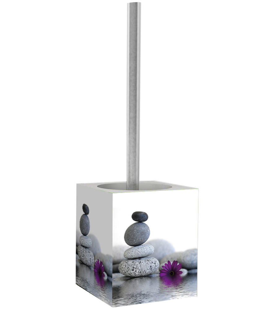 WC-BÜRSTE Energy Stones - Grau, Kunststoff (10/37/10cm) - Sanilo