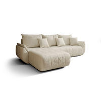 ECKSOFA mit Schlaffunktion TOKYO R Monoligt 02 Rechts - Beige, Textil (280/185cm) - Bedante