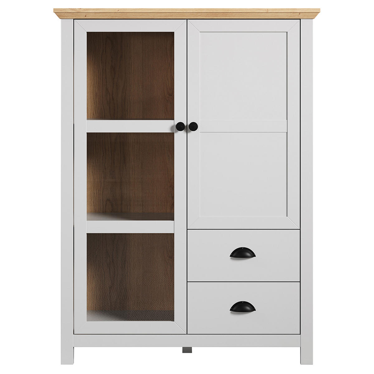 HIGHBOARD Landside Grau - Grau, Holzwerkstoff (97/130/41cm) - ebuy24
